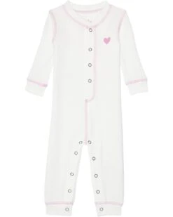 P.J. Salvage Kids Kiss Me Goodnight Peachy Romper (Infant)