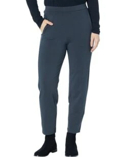 Eileen Fisher Petite Slouch Ankle Pants In Stretch Jersey Knit