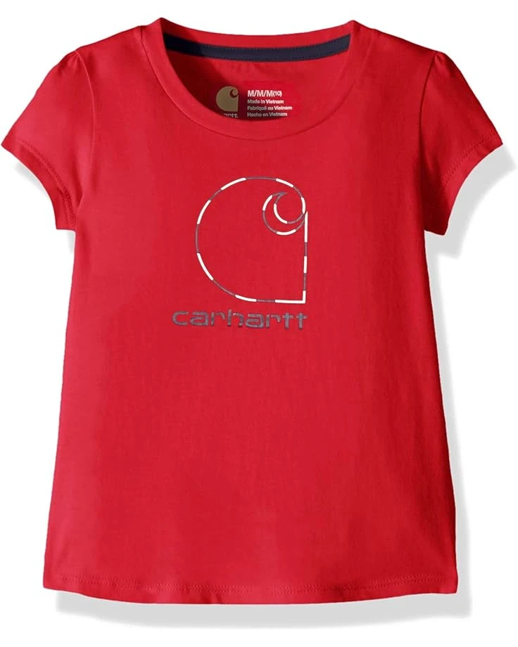 Carhartt Girls' Short Sleeve Cotton Graphic Tee T-Shirt 3 Carhartt Girls' Short Sleeve Cotton Graphic Tee T-Shirt