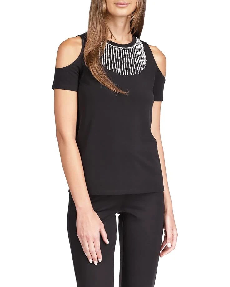 MICHAEL Michael Kors Rhinestone Fringe Top 3 MICHAEL Michael Kors Rhinestone Fringe Top