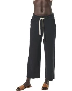 PACT Waffle Wide Leg Crop Pants