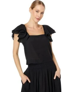 Vince Flutter Strap Cami Blouse