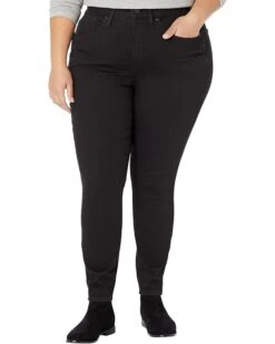 Madewell Plus 10" High-Rise Skinny Jeans In Black Frost