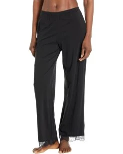 Skin Organic Pima Cotton Pants With Lace