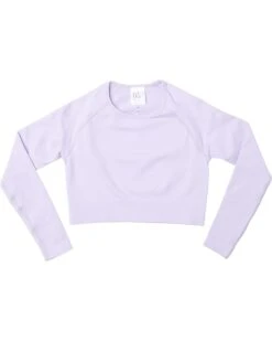 Flo Active Hollie Long Sleeve Ribbed Seamless Top (Big Kids)