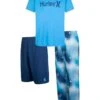 Hurley Kids Pajama Top, Shorts And Pants Three-Piece Set (Little Kids/Big Kids) -Madewell Store 712JNiX637L. AC SR736920