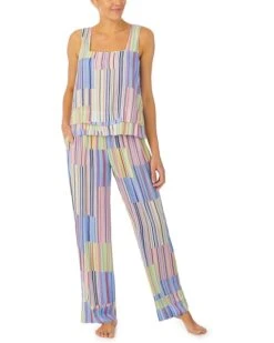 Sanctuary Crop Tank Long Pants PJ Set