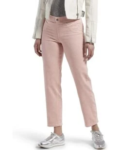 HUE Women's Denim Cropped Straight Leg Skimmer