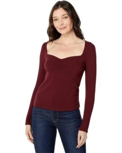 Madewell Boba Sweetheart Long Sleeve