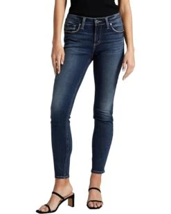 Silver Jeans Co. Elyse Mid-Rise Skinny Jeans L03116ECF308