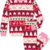 Hatley Kids Holiday Fair Isle Organic Cotton PJ Set (Toddler/Little Kids/Big Kids) -Madewell Store 71HGO08HVEL. AC SR736920
