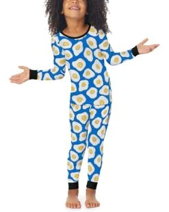 Bedhead PJs Zappos Print Lab: Sunny Side Up PJ Set (Toddler/Little Kids/Big Kids)
