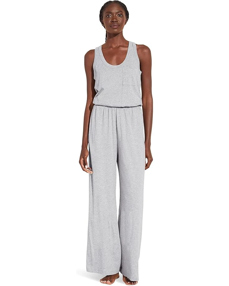 Eberjey Aloe Infused Cotton Wide Leg Jumpsuit 3 Eberjey Aloe Infused Cotton Wide Leg Jumpsuit