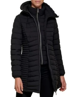 DKNY Packable Bib Front Jacket
