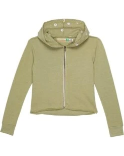 Vintage Havana Kids Burnout French Terry W/ Sunflower Embroidery Hoodie (Little Kids/Big Kids)