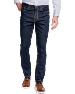 Johnston & Murphy Denim Jeans In Dark Wash