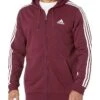 Adidas Big & Tall Essentials Fleece 3-Stripes Full Zip Hoodie