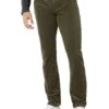 Paige Federal Slim Straight Fit Stretch Forest Shadow Corduroy
