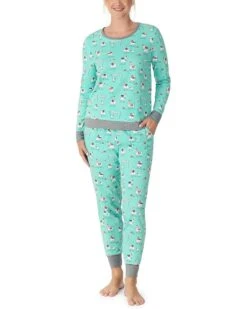 Bedhead PJs Long Sleeve Pullover Crew Joggers Set