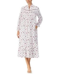 Eileen West Long Sleeve High Neck Gown