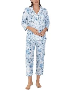 Bedhead PJs 3/4 Sleeve Cropped PJ Set