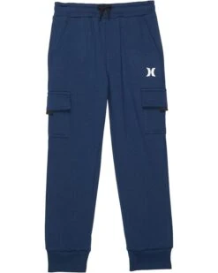 Hurley Kids Cargo Fleece Jogger Pants (Little Kids)