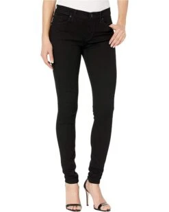 Hudson Jeans Nico Mid-Rise Super Skinny In Black