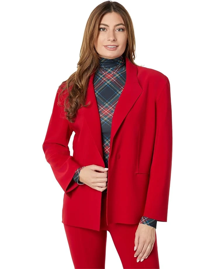 Norma Kamali Single Breasted Straight Fit Jacket 2 Norma Kamali Single Breasted Straight Fit Jacket