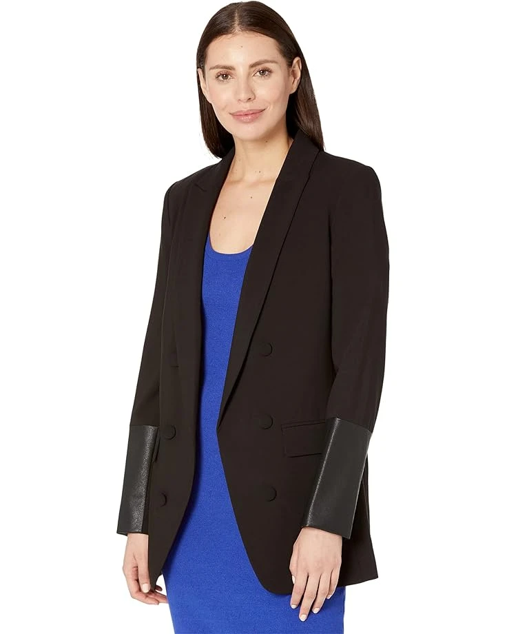DKNY Faux Double-Breasted Blazer 3 DKNY Faux Double-Breasted Blazer
