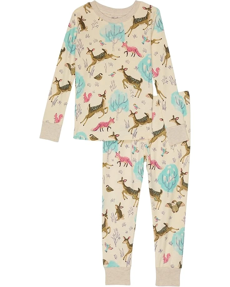 Hatley Kids Serene Forest Organic Cotton PJ Set (Toddler/Little Kids/Big Kids) 3 Hatley Kids Serene Forest Organic Cotton PJ Set (Toddler/Little Kids/Big Kids)