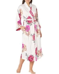 N By Natori Peony Blossom - Satin Robe