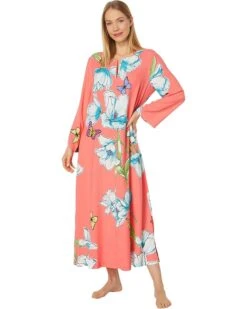 Natori Wild Poppy Caftan