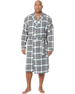 L.L.Bean Scotch Plaid Flannel Robe - Tall