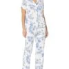 Karen Neuburger Spring Dreamer Girlfriend Short Sleeve Long PJ Set -Madewell Store 71xugJSDzIL. AC SR736920