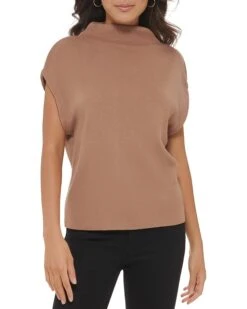 Calvin Klein Sleeveless With Rolled Collar