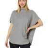 Lilla P Turtleneck Poncho Sweater