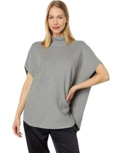 Lilla P Turtleneck Poncho Sweater