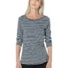 NIC+ZOE Striped Bracelet Sleeve Boat Tee -Madewell Store 81GtE6yew3L. AC SR736920