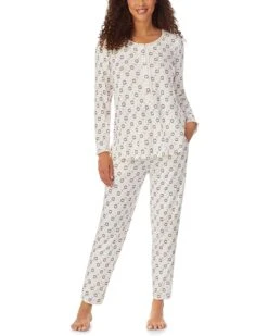 Lanz Of Salzburg Sweater Knit Henley PJ Set