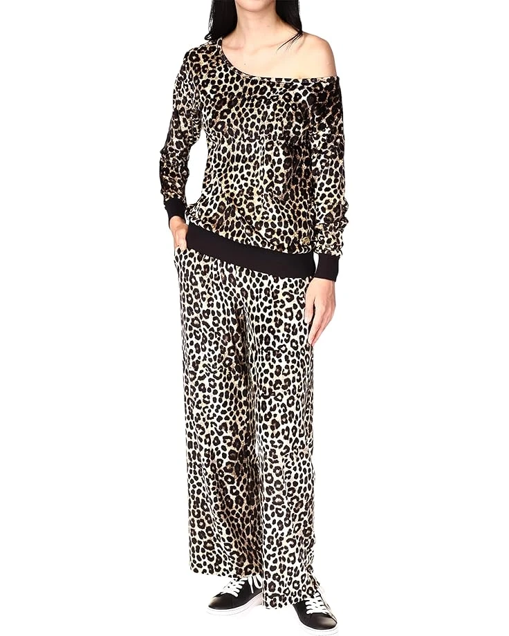 MICHAEL Michael Kors Petite Cheetah Straight Leg Pants 3 MICHAEL Michael Kors Petite Cheetah Straight Leg Pants