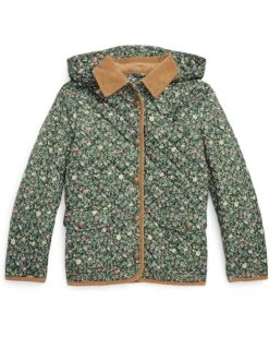 Polo Ralph Lauren Kids Floral Water-Resistant Barn Jacket (Big Kids)