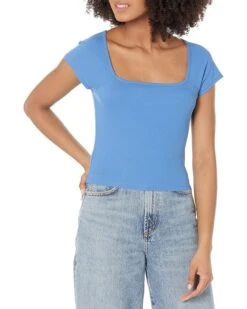 Madewell Brightside Aruba Square Neck Tee