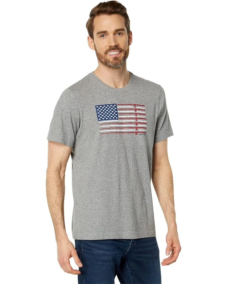 Life Is Good Fishing Flag Crusher-Lite™ Tee 3 Life Is Good Fishing Flag Crusher-Lite™ Tee