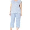 Karen Neuburger Spring Dreamer Short Sleeve Capris PJ Set -Madewell Store 81dmlAjejEL. AC SR736920