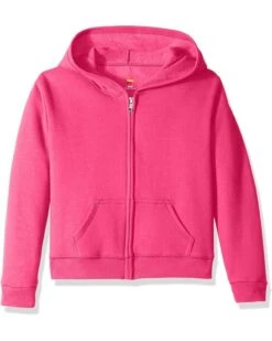Hanes Girls' Big ComfortSoft EcoSmart Full-Zip Hoodie