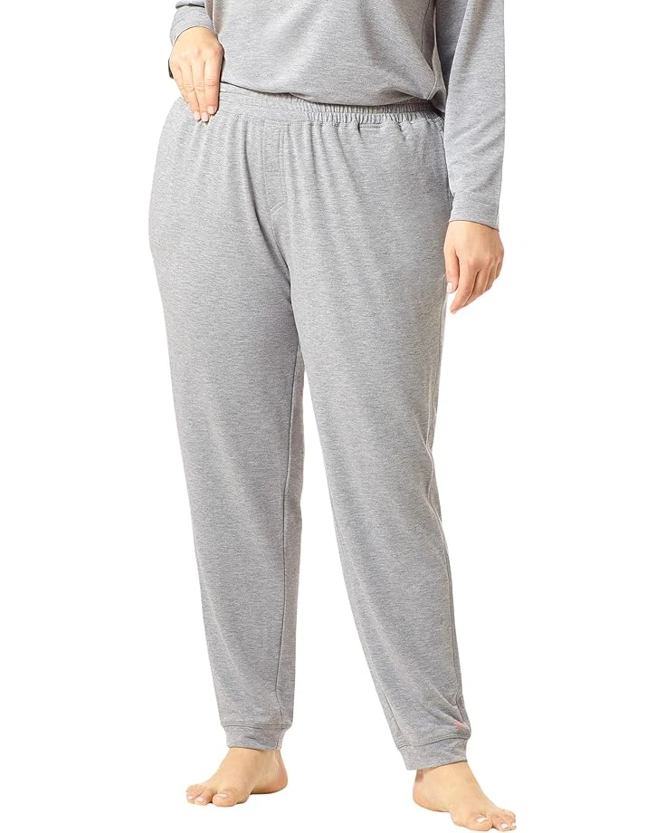 HUE Plus Size Solid Cuffed Lounge Pants With Pockets 3 HUE Plus Size Solid Cuffed Lounge Pants With Pockets