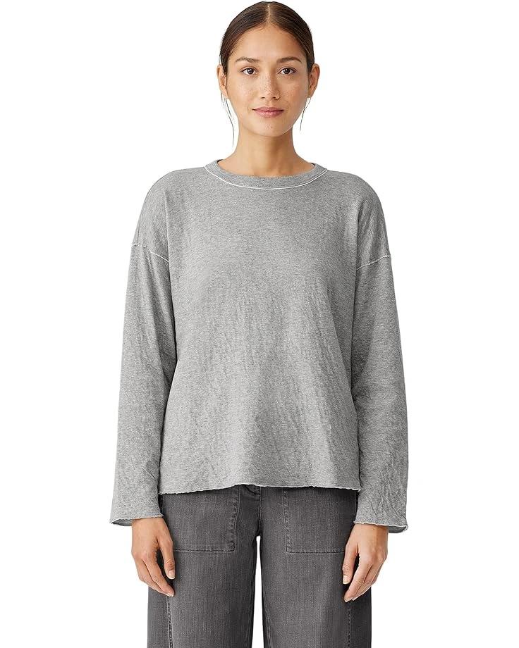 Eileen Fisher Crew Neck Boxy Top 3 Eileen Fisher Crew Neck Boxy Top