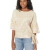 MICHAEL Michael Kors Petite Batik Paisley Flounce Sleeve T-Shirt -Madewell Store 81mCNakQcOL. AC SR736920