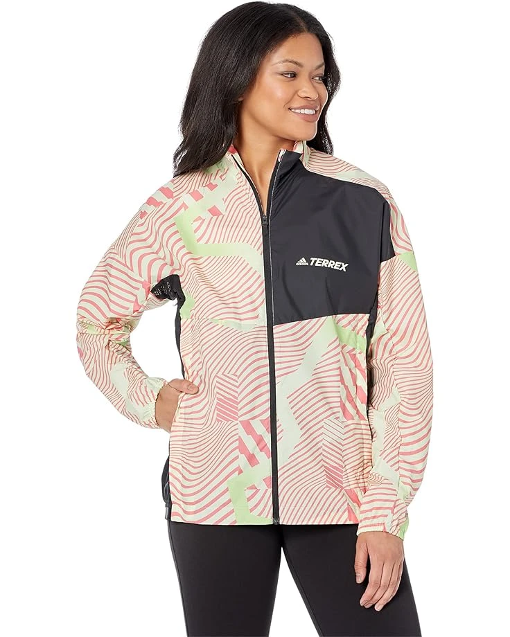 Adidas Outdoor Primeblue Printed Trail Windbreaker 3 Adidas Outdoor Primeblue Printed Trail Windbreaker