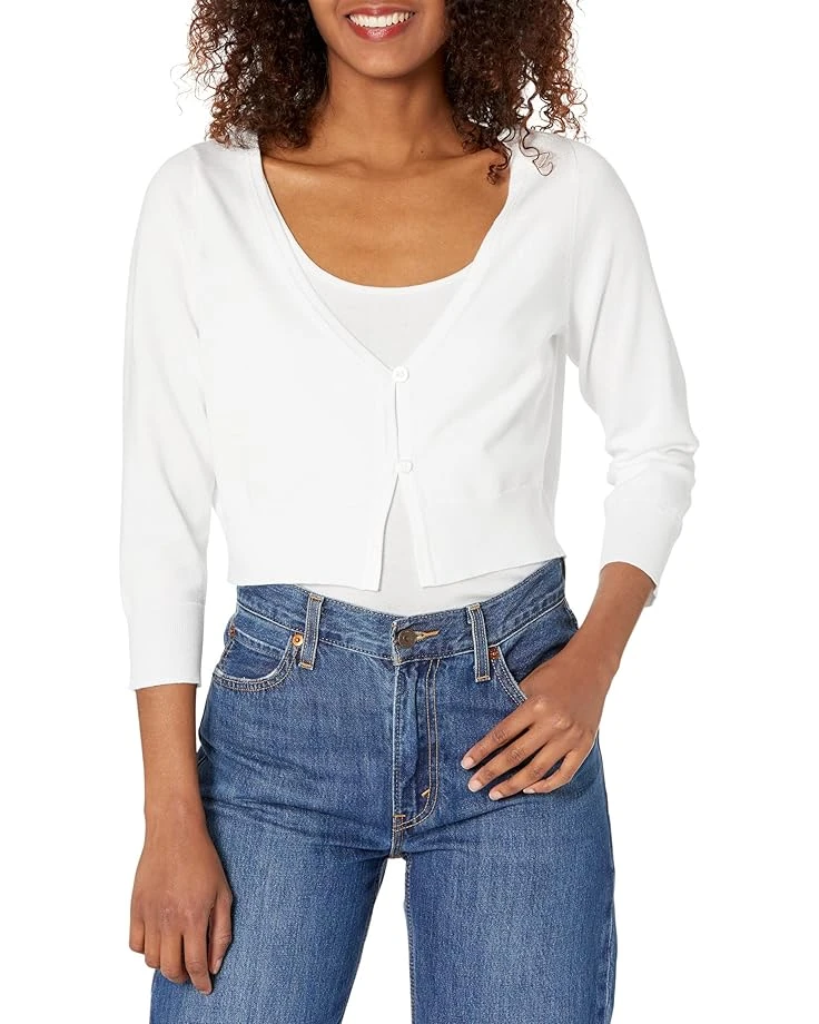 Calvin Klein Knit Shrug With Ribbed Trim 3 Calvin Klein Knit Shrug With Ribbed Trim